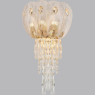 Бра ODEON LIGHT PAROTI HALL ODL24 519 G9 4*40W металл хрусталь стекло, золото прозрачный янтарный 5048/4W